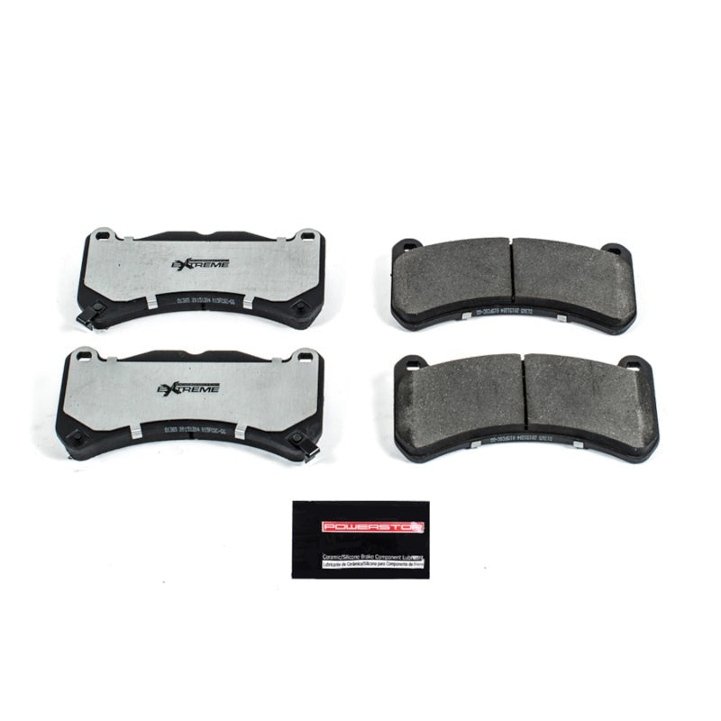Power Stop Front Z26 Extreme Street Brake Pads w/Hardware - 2018-2021 Subaru STI / 2022-2026 Subaru WRX (TS/TR Only)