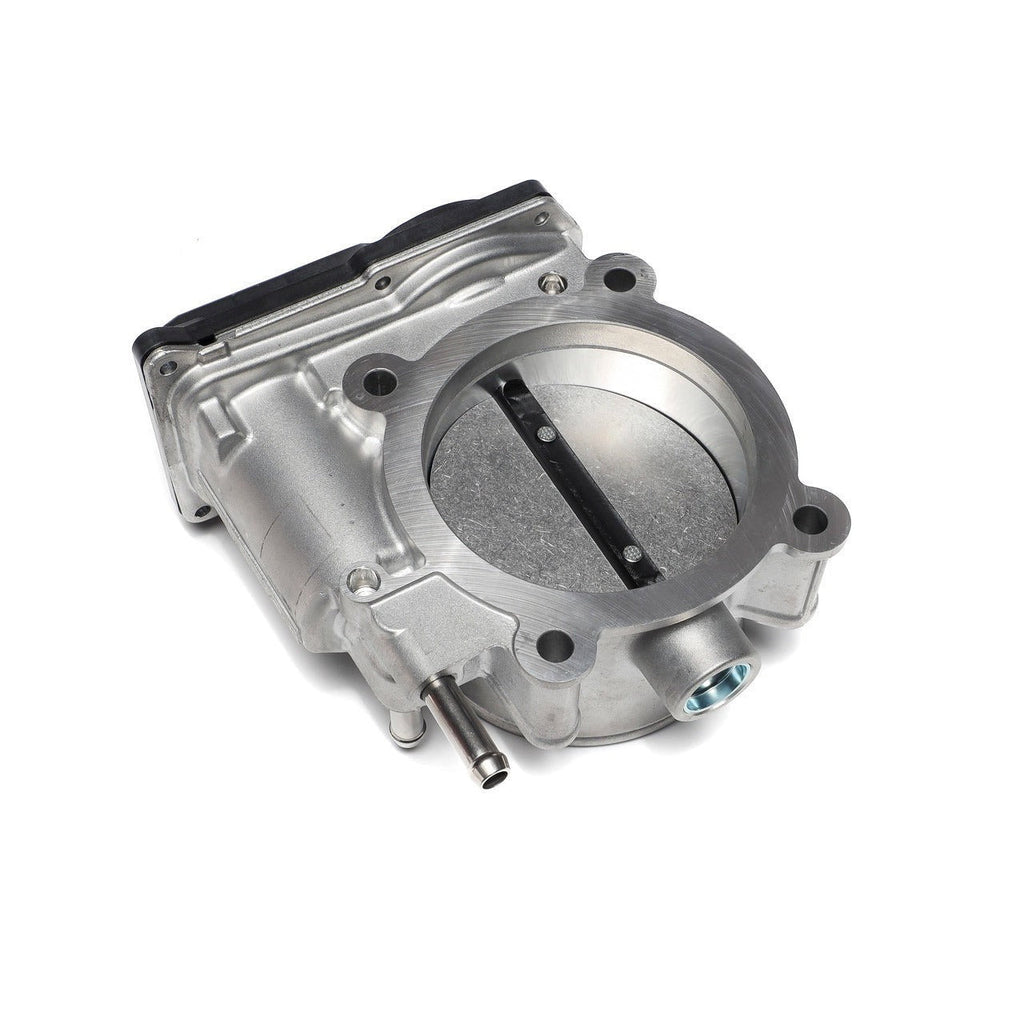 IAG Big Bore 76mm Throttle Body w/ Electronics & Adapter Package (For Use With Process West Intake Manifolds) - Black Adapter Plate - 2004-2021 Subaru STI / 2006-2007 WRX / 2004-2008 Forester XT