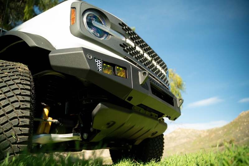 DV8 Offroad 2021+ Ford Bronco Front Bumper V2 - OE Plus Series (Works w/o ACC Relocation)