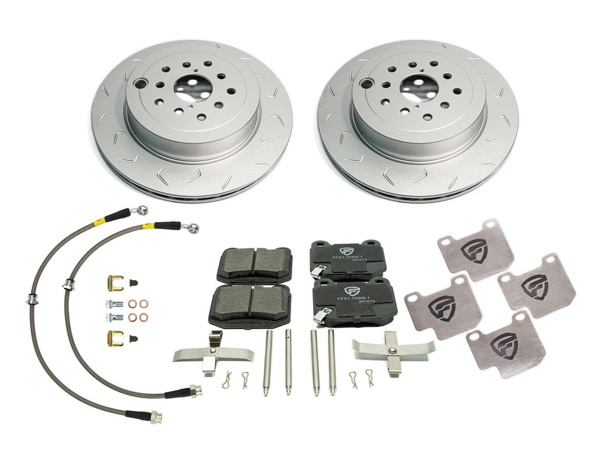 FactionFab Full Brake Kit Combo - Rear - 2008-2017 Subaru STI