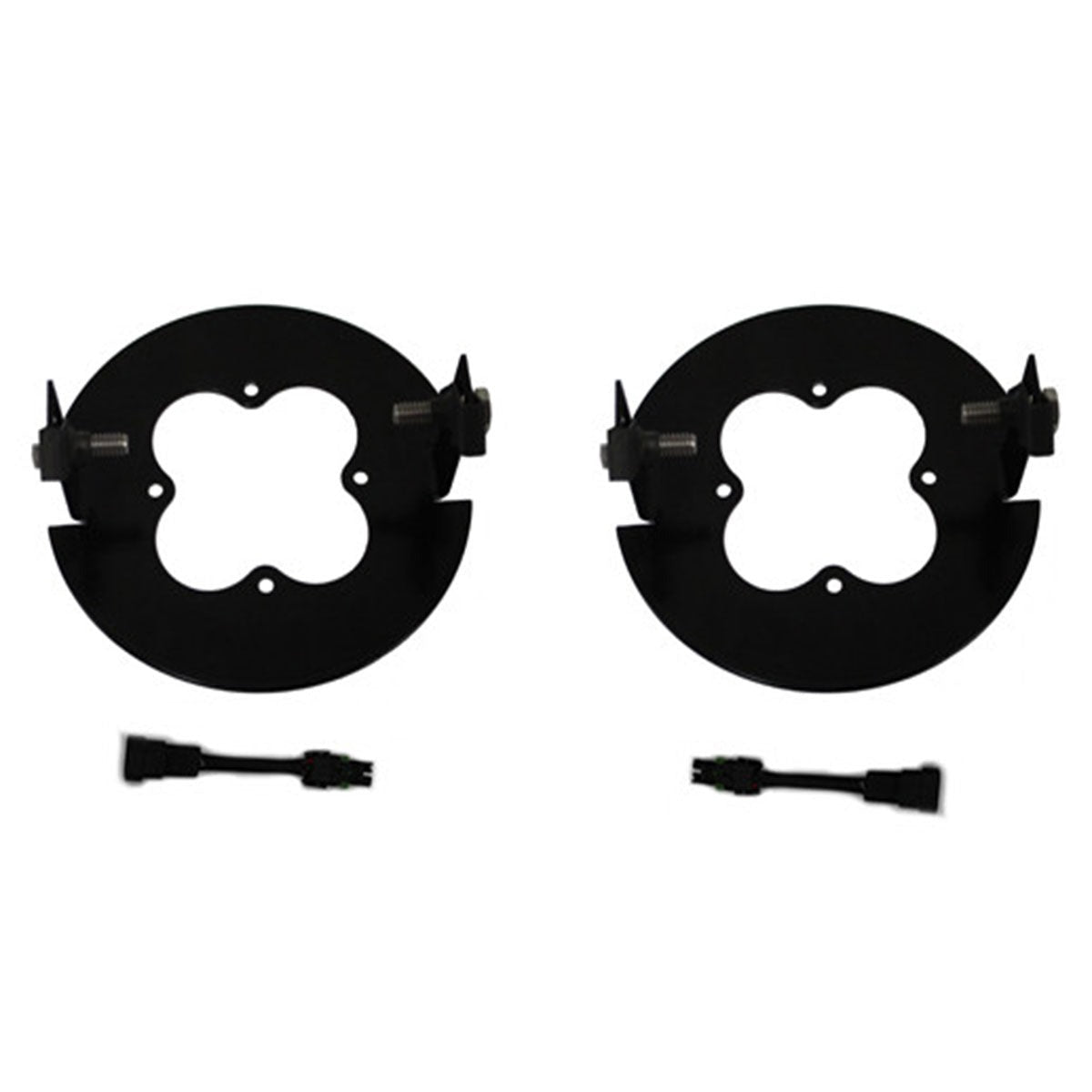 Ford/Toyota Fog Pocket Light Mount Kit For Squadron Lights - Ford 2006-14 F-150; Toyota 2005-11 Tacoma; 2007-13 Tundra
