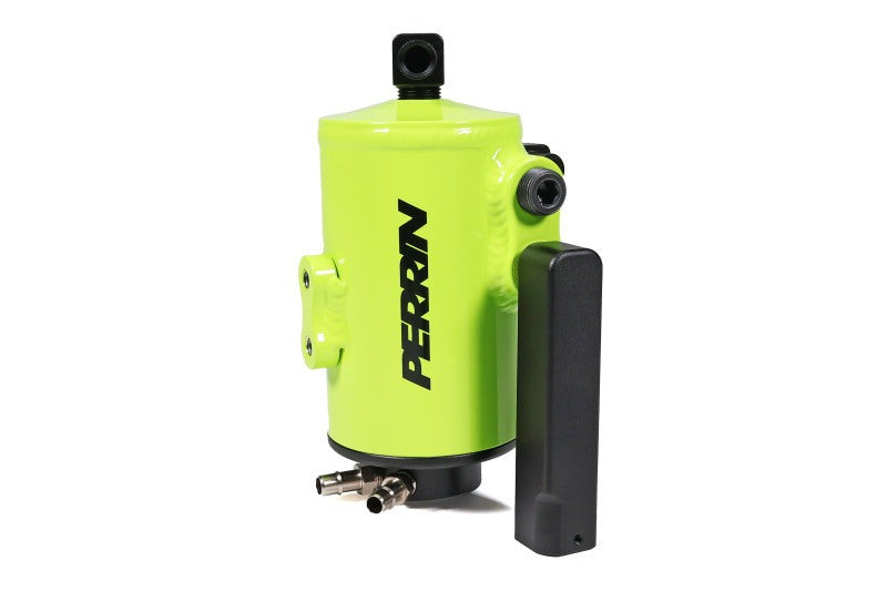 PERRIN Air Oil Separator - Neon Yellow - 2022-2026 Subaru WRX