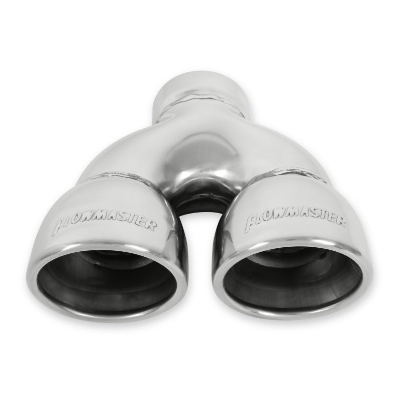 Flowmaster 3.5in. Dual X7.50in.X2.50in. SS Tip Roll