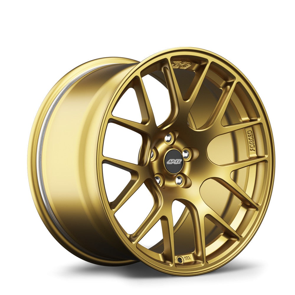 Apex EC-7R Forged Satin Gold 17x9 +35 5x100 (Single Wheel) - 2013-2024 Subaru BRZ / Scion FR-S / Toyota GR86 / 2014-2018 Subaru Forester