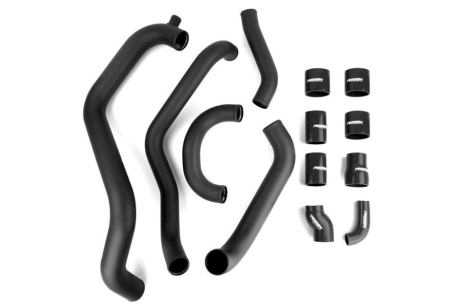 PERRIN Boost Tube Kit Black Piping Black Couplers - 2002-2007 Subaru WRX / STI