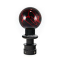 Billetworkz Automatic Shifter - Black w/ Red Splash - Fits Subaru CVT: Forester (2019-2024)