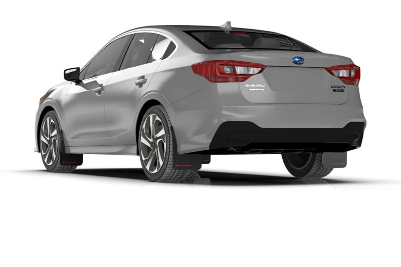 Rally Armor UR Mud Flap w/Red Logo - Black - 2020-2024 Subaru Legacy