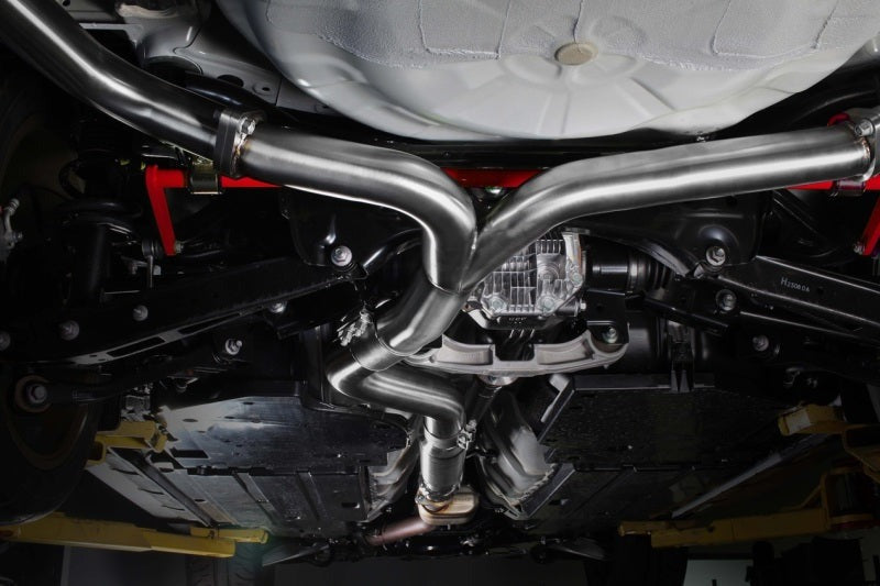 PERRIN Stainless Steel Midpipe w/Resonator 3in. (Fits OEM/Aftermarket Mufflers) - 2022-2026 Subaru WRX
