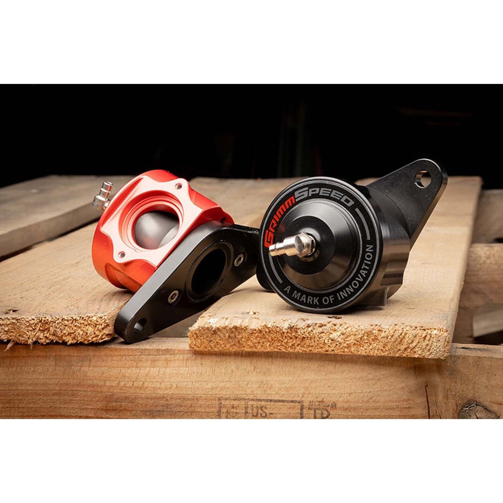 GrimmSpeed V2 Bypass Valve - Red - 2004-2021 Subaru STI / 2002-2007 WRX