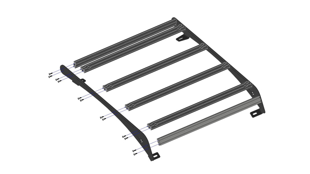 Polaris RZR Trail (No Roof) 2021 Roof Rack Cutout for 30 Inch Light Bar Prinsu