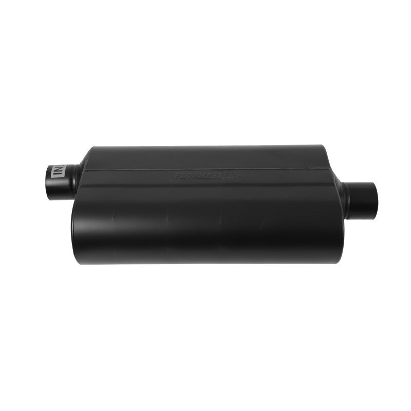 Flowmaster Super 50 Series 2.5-Inch Offset Inlet/Center Outlet Muffler - 852556