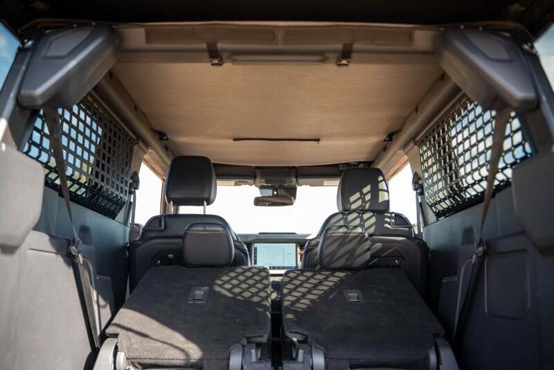 DV8 21-24 Ford Bronco 2-Door Rear Window Pocket Molle Panels
