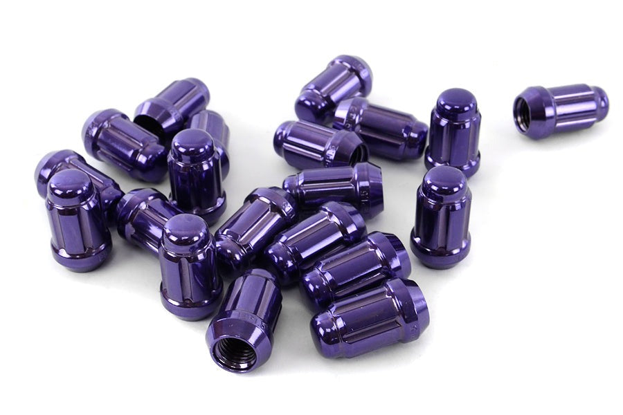Wheel Mate Muteki Closed End Lug Nuts - Purple 12x1.50