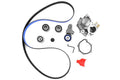 Gates Racing Timing Belt Kit w/ Water Pump - 2008-2014 Subaru WRX / 2008-2013 Forester XT