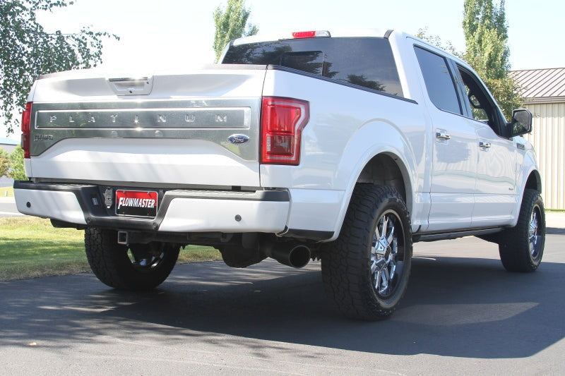 Flowmaster 15-20 F150 2.7L/3.5L 4in. Outlaw SS Cat-Back Exhaust System