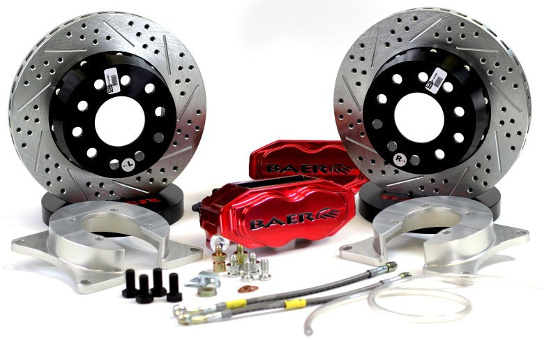 Baer Brakes Rear Ends w/ Ford 9in SB HE 11in SS4+ Deep Stage Rear SDZ Brake Kit - FR