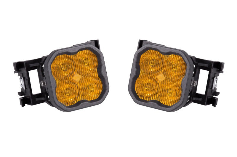 Diode Dynamics SS3 Max Type X Fog Light Kit ABL - Yellow SAE - Universal