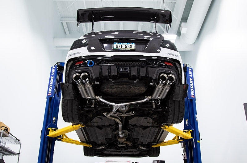 cp-e Austenite Axle Back Exhaust w/ Titan Tips - 2015-2021 Subaru WRX / STI