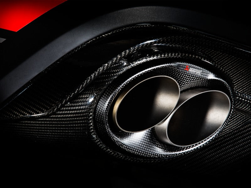 Akrapovic Evolution Line Cat Back Titanium with Carbon Tips for 2014-2017 Audi RS6 Avant (C7) - S-AU/TI/3H