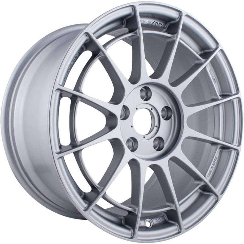 Enkei NT03RR 17x9.0 5x114.3 +35mm Offset - Matte Sparkle Silver - 2005-2007 Subaru STI