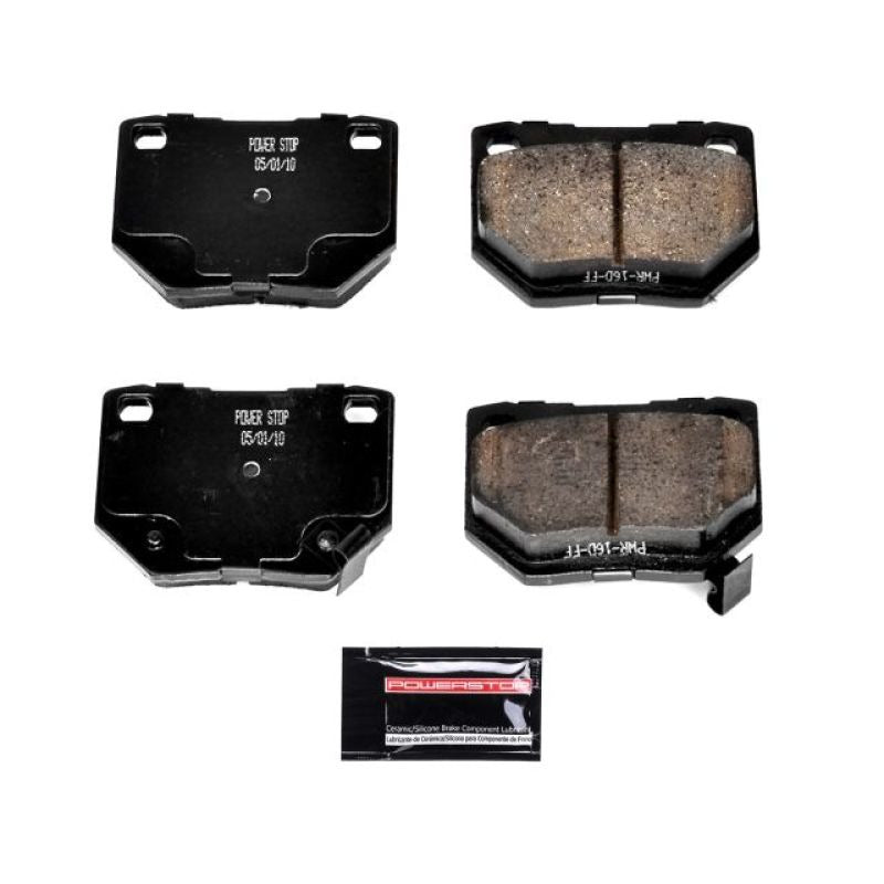 Power Stop Rear Z23 Evolution Sport Brake Pads w/Hardware - 2006-2007 Subaru WRX