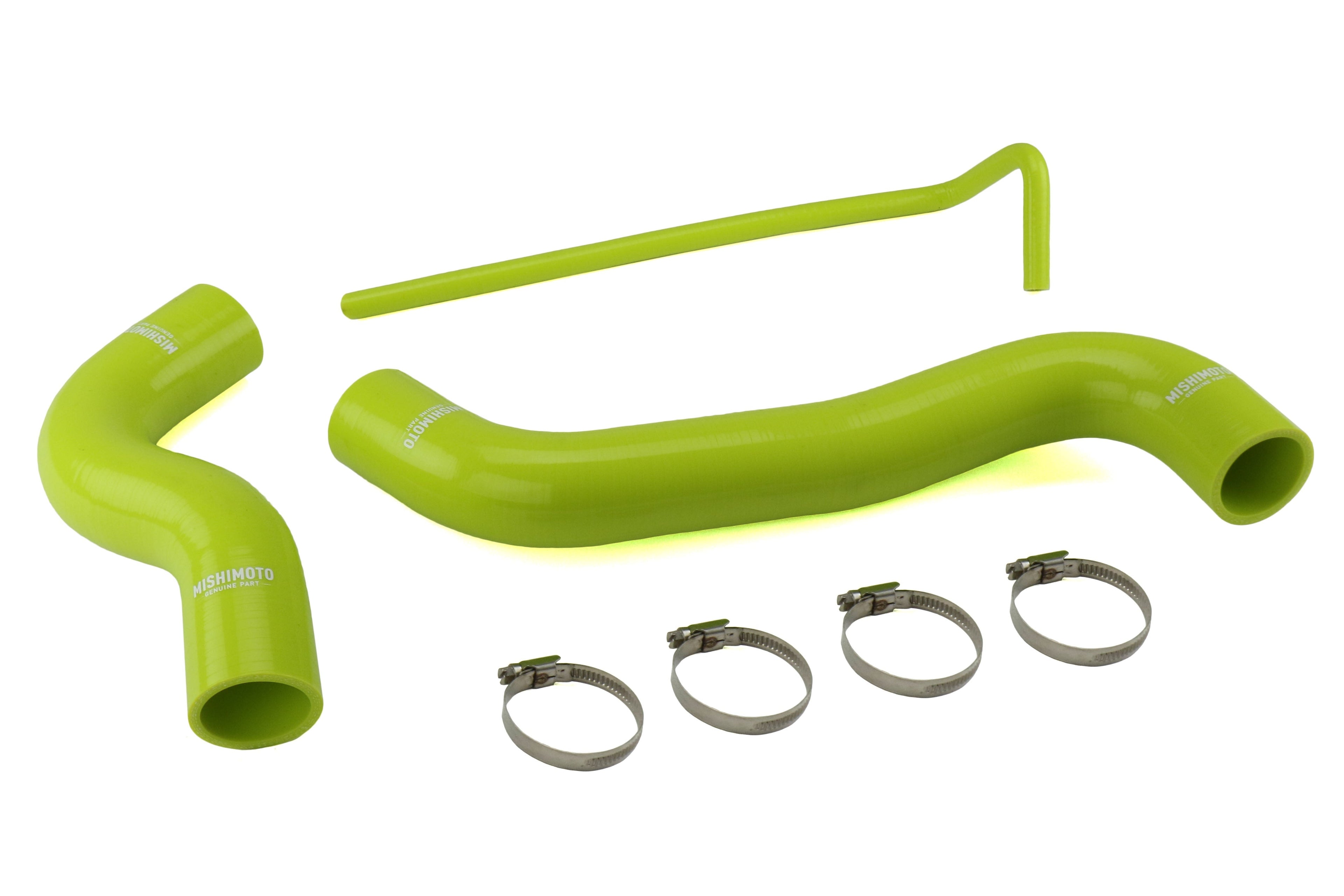 Mishimoto Radiator Hose Kit Neon Yellow - 2015-2021 Subaru WRX