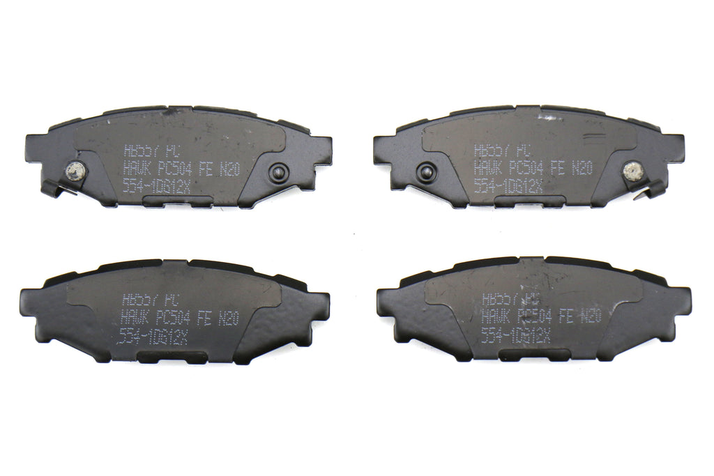 Hawk Performance Ceramic Rear Brake Pads - Subarus (inc. 15-21 WRX/ 13-20 BRZ/ 09-17 Forester/ 08-16 Impreza/ 05-14 Legacy/ 06-14 Outback/ 13-15 Crosstrek XV)