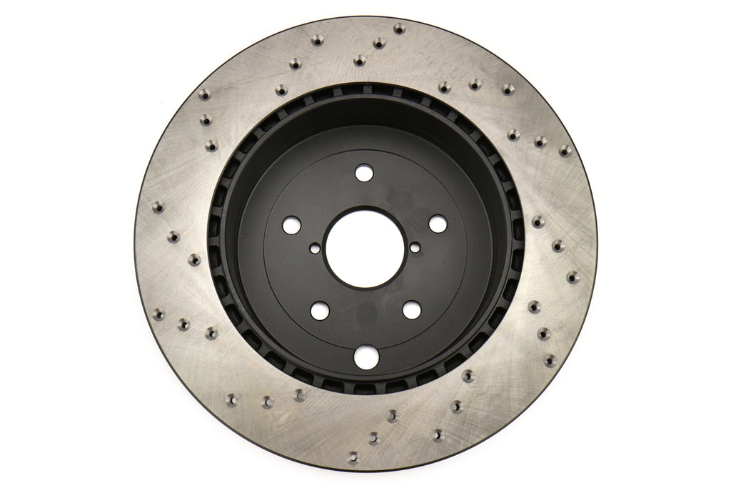 Stoptech Drilled Rotor Single Rear Left - 2008-2017 Subaru STI