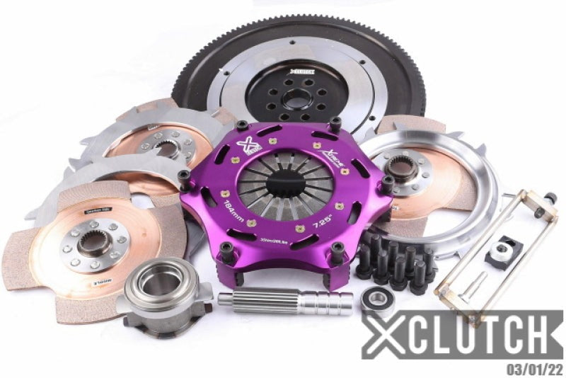 XClutch 7.25in Triple Solid Ceramic Clutch Kit - 2004-2021 Subaru STI