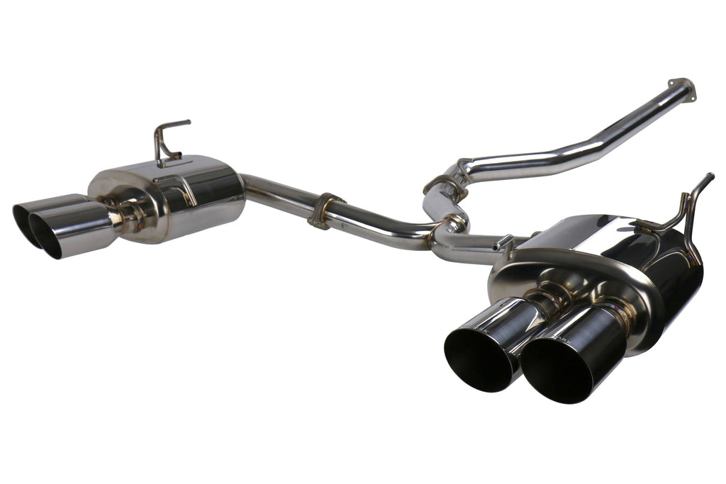 Remark 4 Inch Quad Exit Catback Exhaust System - 2015-2020 Subaru WRX / STI