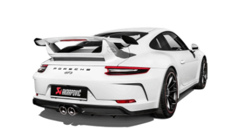 Akrapovic Slip-On Race Line Titanium without Tail Pipe Set for 2018 Porsche 911 GT3 (991.2) - S-PO/TI/8