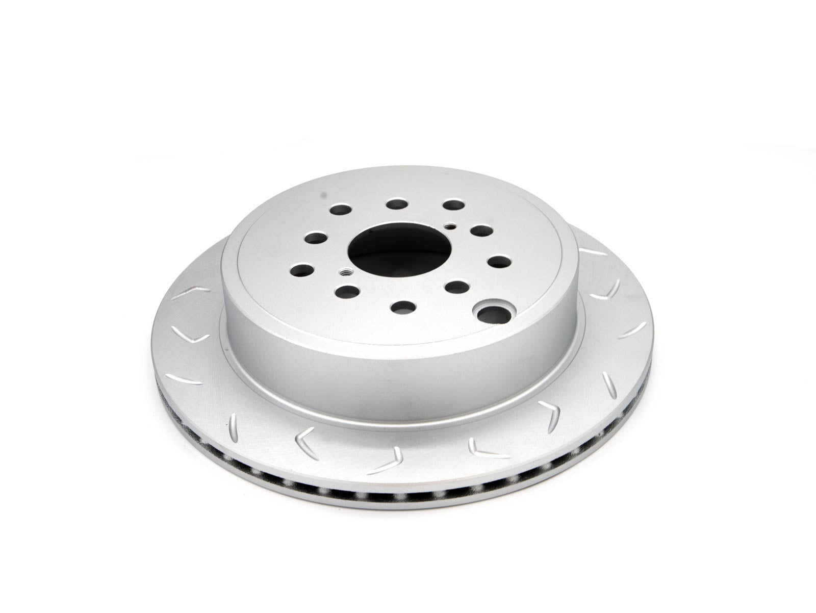 FactionFab Slotted Rear Rotor V2 Dual Drilled - 2022+ Subaru WRX / 2013-2020 FR-S BRZ 86 / 2022-2026 BRZ GR86 Non-Brembo*