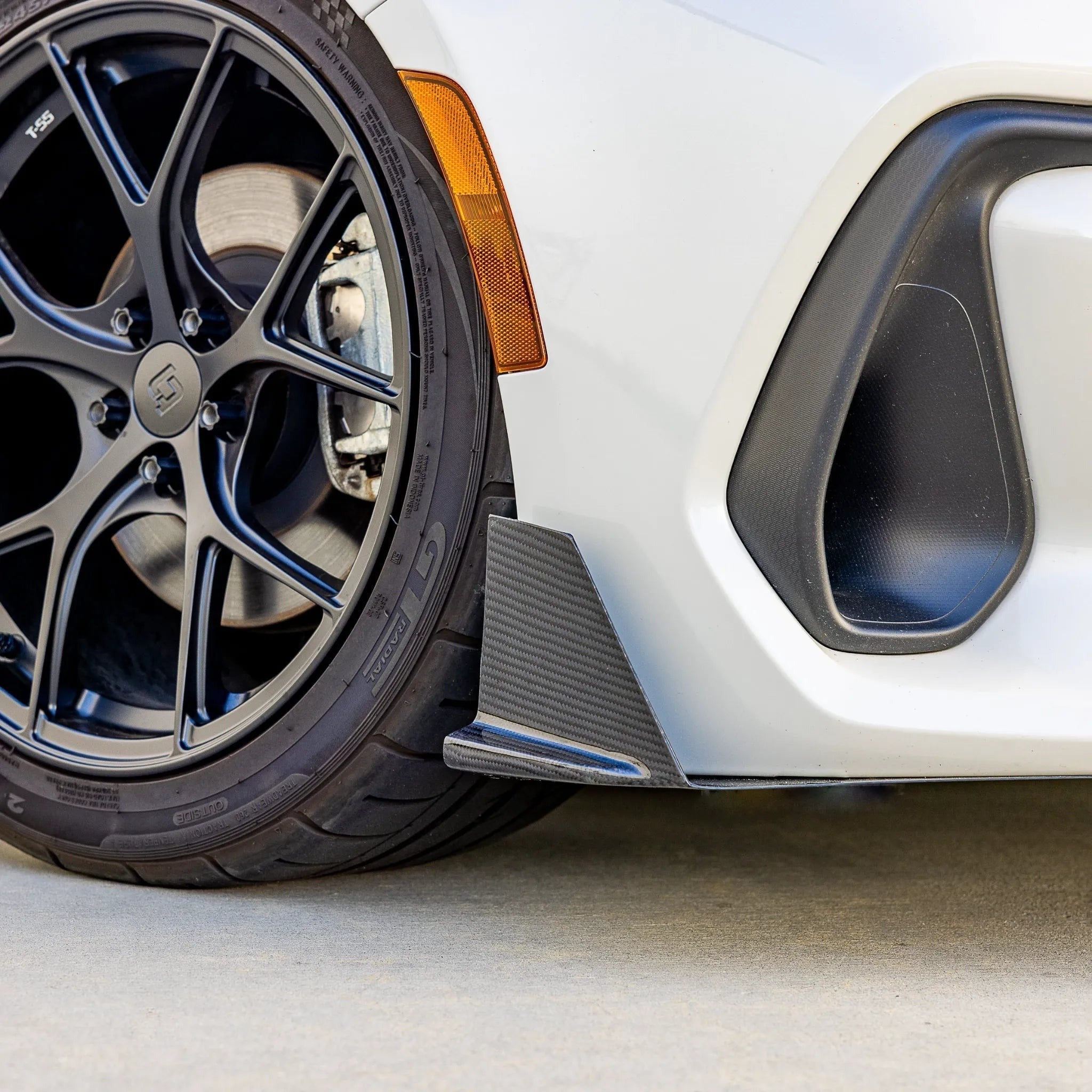 Compressive Tuning Black Series 3-Piece Carbon Fiber Front Lip Kit - 2022-2026 Subaru BRZ
