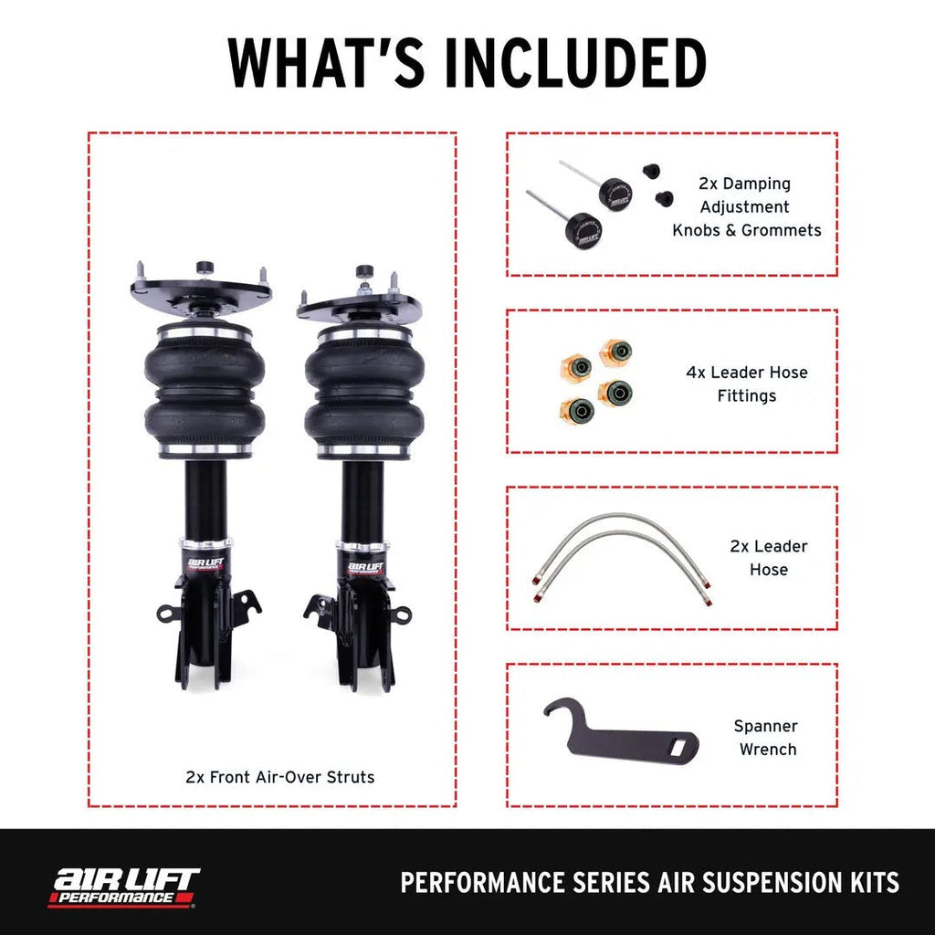 Air Lift Performance Air Suspension Front Drop Kit - 2015-2021 Subaru WRX / STI