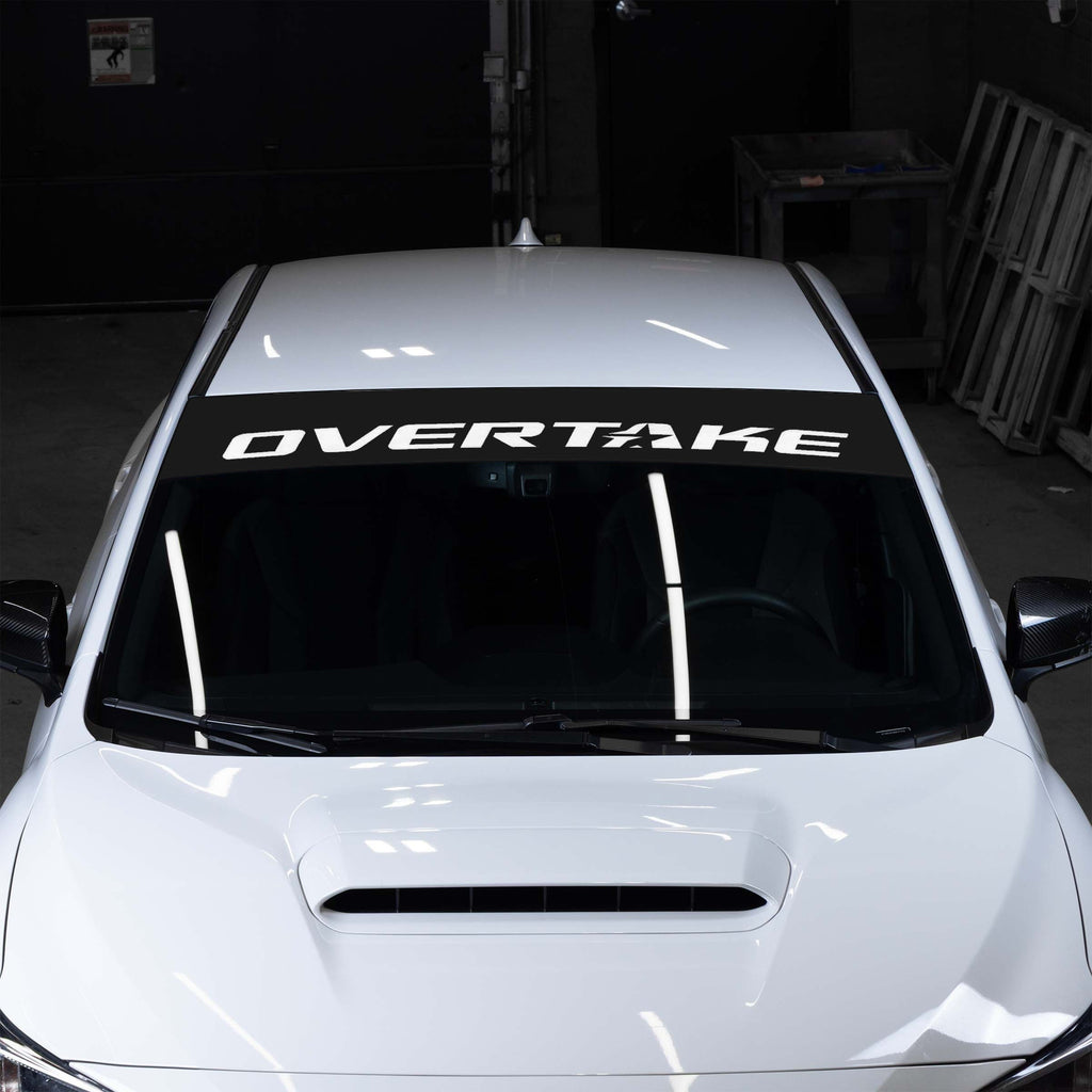OVERTAKE Windshield Banner - Ships FREE!