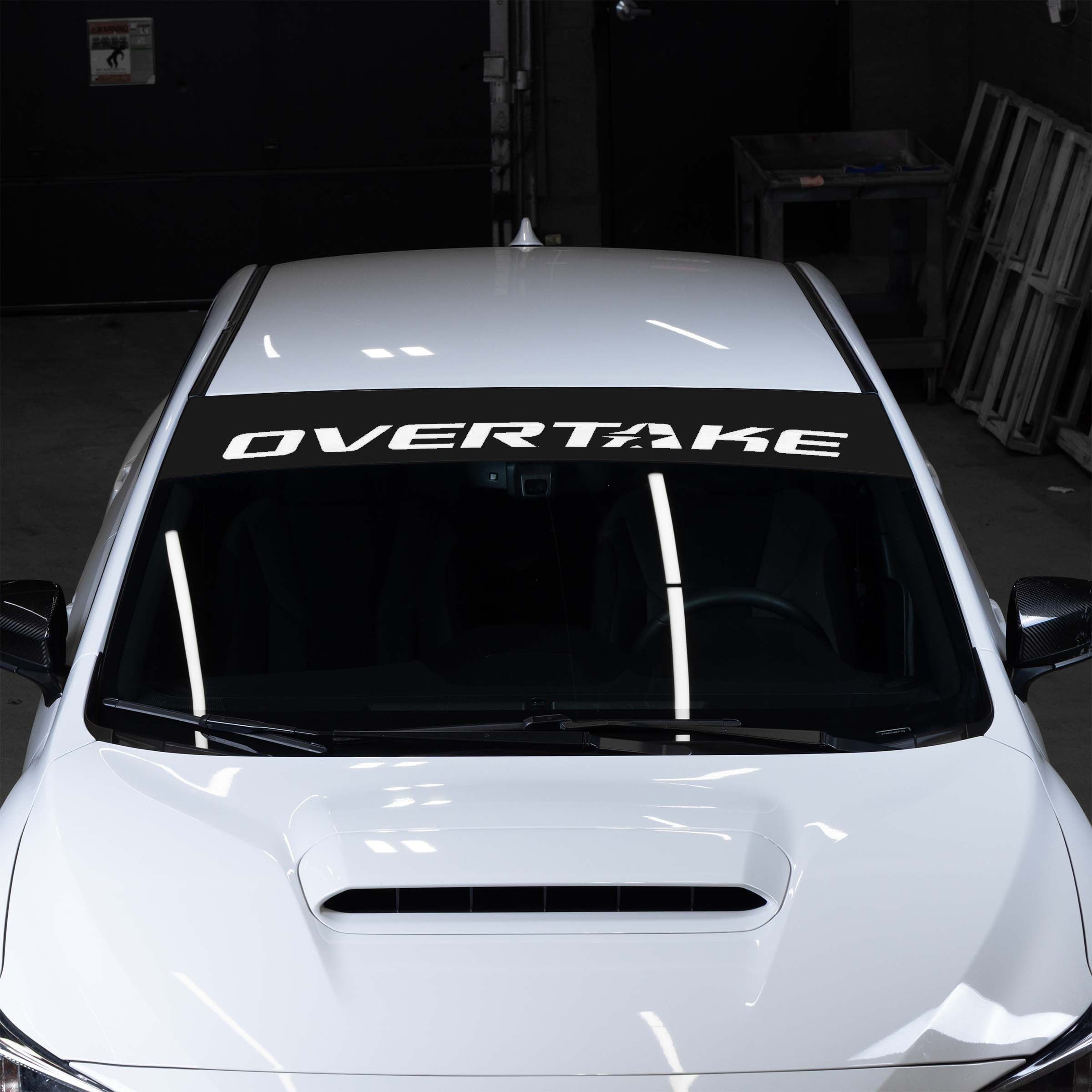 OVERTAKE Windshield Banner - Ships FREE!