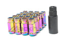 Wheel Mate Monster Locking Lug Nut Set of 4 - Black Chrome 14x1.50