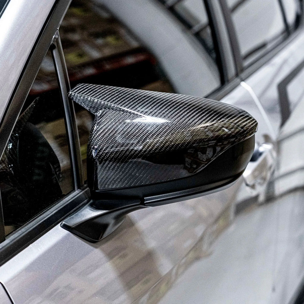 Compressive Tuning Arrowhead Carbon Fiber Mirror Caps - 2022-2026 Subaru WRX