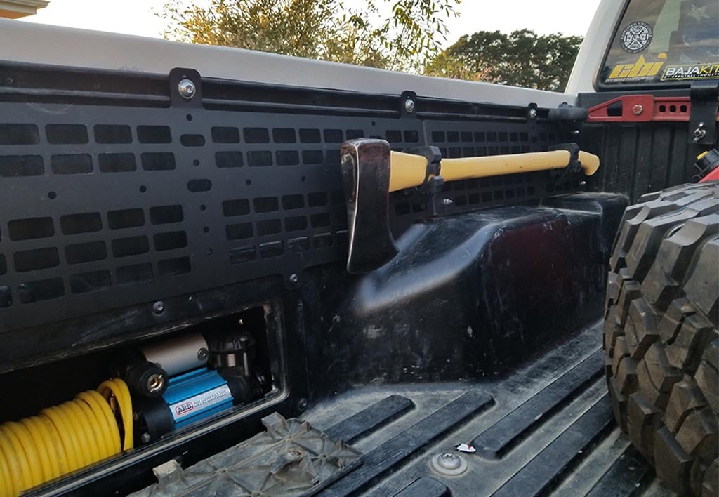 05-23 Toyota Tacoma Side Bed Molle System Fits With BAKflip Cover