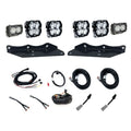 Baja Designs 17-20 Ford Raptor Squadron Pro 2.0/S2 Fog Pocket Kit (Multi Patterns) - Clear