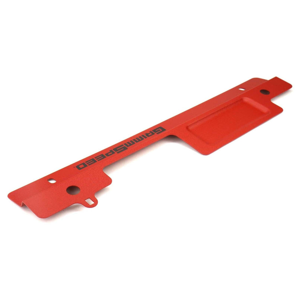 GrimmSpeed Radiator Shroud w/ Tool Tray Red - 2002-2007 Subaru WRX/STI