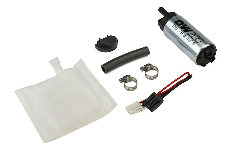 DeatschWerks DW200 Series Fuel Pump w/ Install Kit - Subaru Models (inc. 2002-2007 WRX / STI)