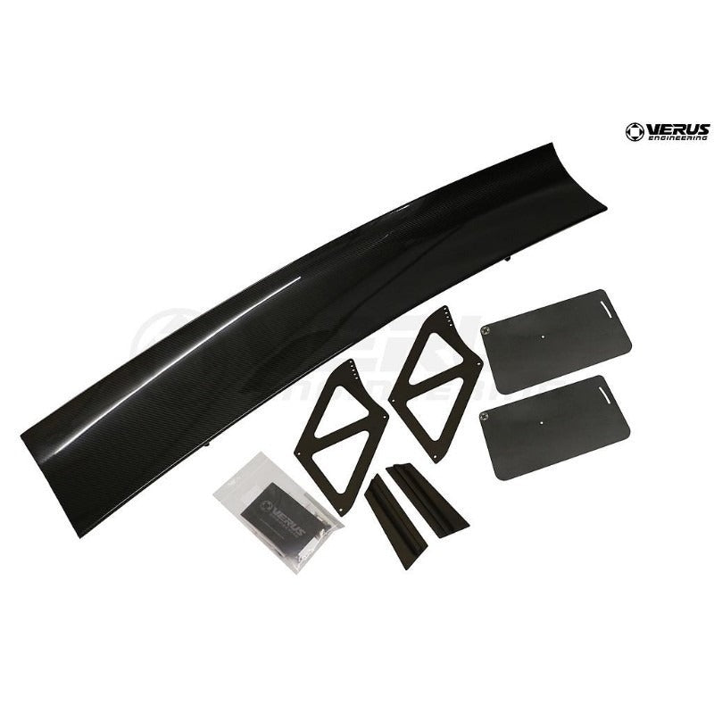 Verus UCW Rear Wing Kit - Carbon Endplates - 2015-2021 Subaru WRX