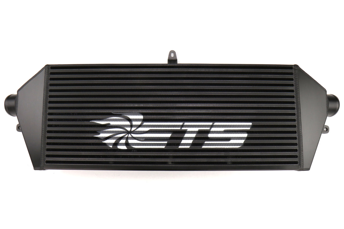 ETS Front Mount Intercooler 3" Core Black w/ White ETS Stencil - 2008-2014 Subaru WRX / STI