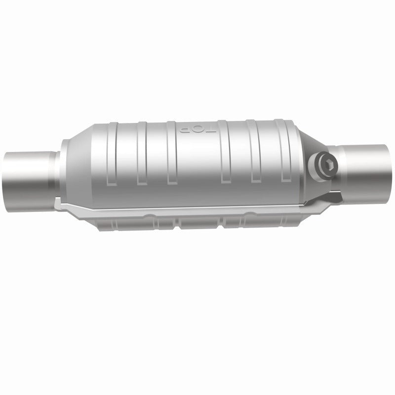 MagnaFlow Universal Catalytic Converter - 2.00in Inlet/Outlet - Round 11in Body x 5.125in W x 15in Overall