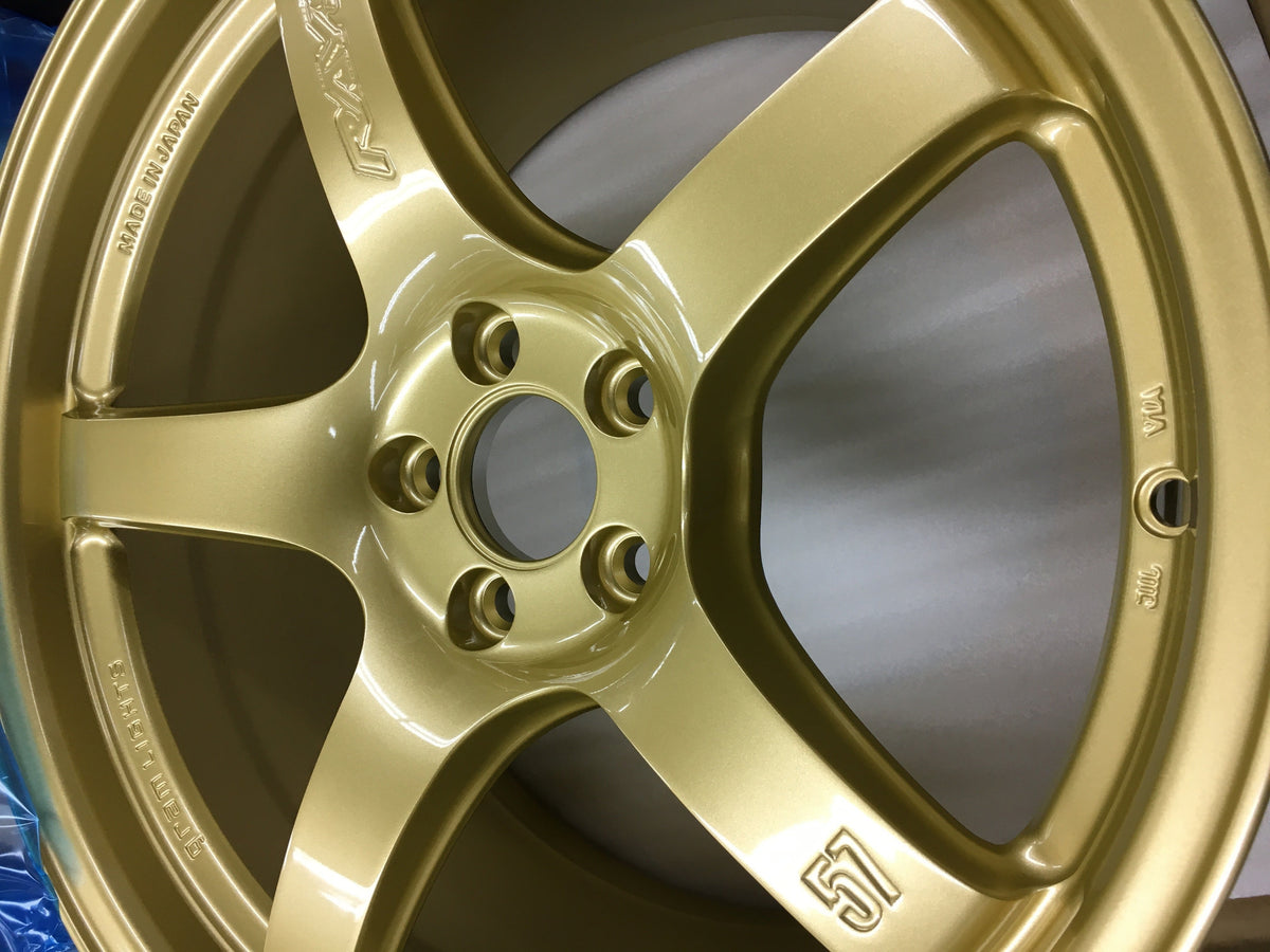 Rays Gram Lights 57CR E8 Gold 18x9.5 +38mm 5x114.3 (Single Wheel) - 2015-2024 Subaru WRX / 2015-2021 STI / 2019-2024 Forester