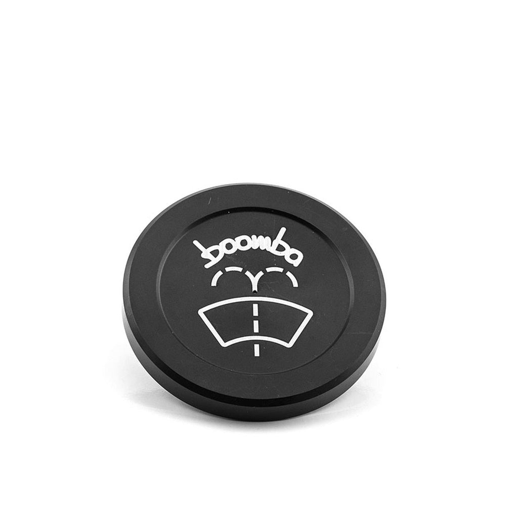 Boomba Racing Windshield Washer Cap Black - 2015-2021 Subaru WRX