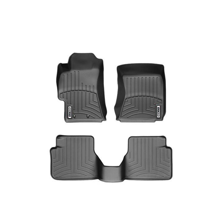 COBB Front and Rear FloorLiner by WeatherTech - Black - 2008-2014 Subaru WRX / STI / 2009-2012 Legacy GT