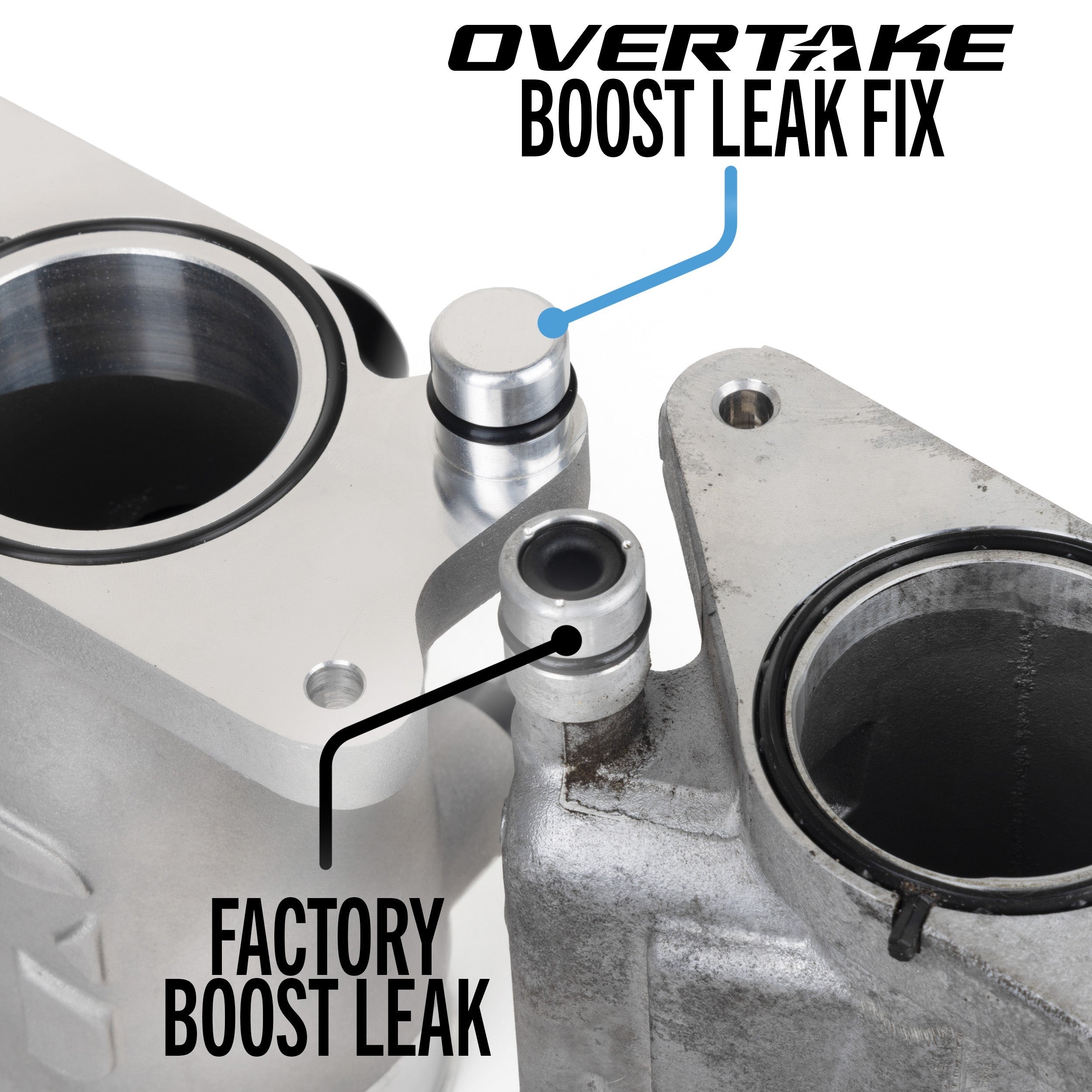 OVERTAKE Aluminum BIG TURBO Inlet - Subaru 2022-2026 WRX