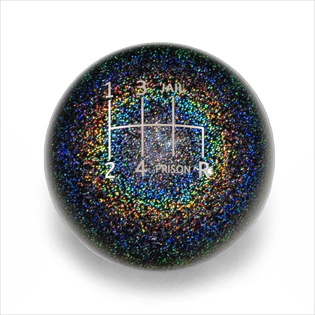 Billetworkz Weighted Shift Knob - 6 Speed Jail-Prison Engraving - Subaru WRX 2015-2025